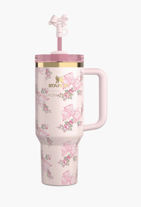 The Stanley X LoveShackFancy Holiday Quencher | 40 OZ - GLAM MODA